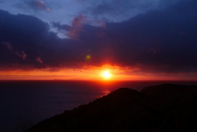 みかん海道からの夕景