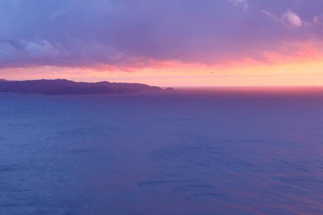 みかん海道からの夕景
