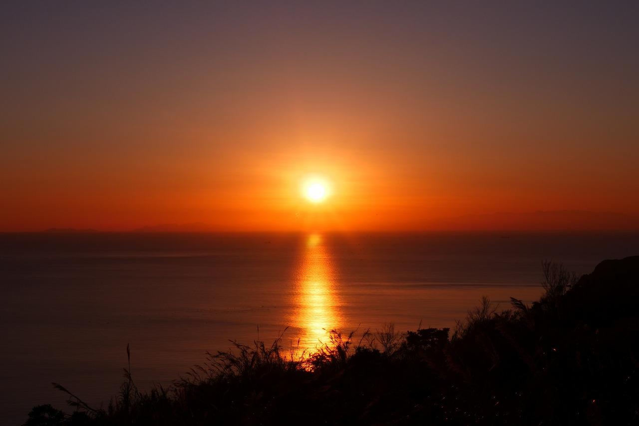 みかん海道からの夕景