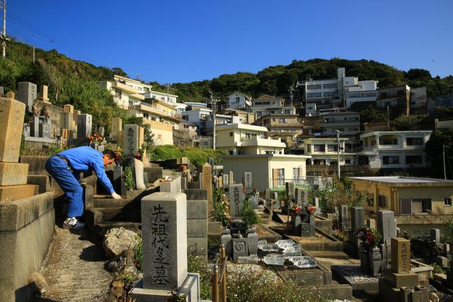 矢櫃集落の日常の風景