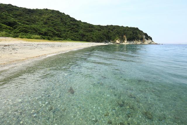地ノ島の海水浴場
