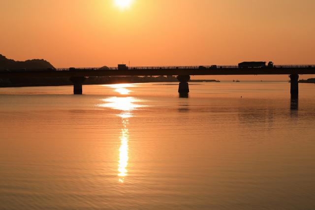 有田の夕景