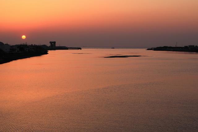 有田の夕景