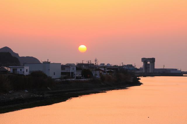 有田の夕景