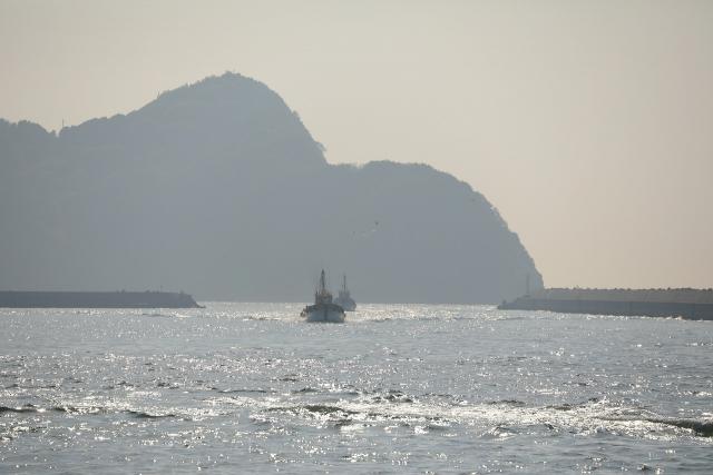箕島漁港の風景