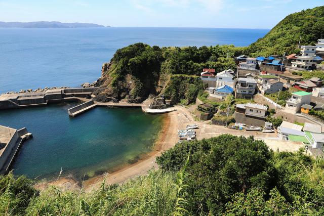 矢櫃集落の風景