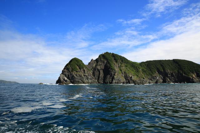 海上から臨む宮崎ノ鼻